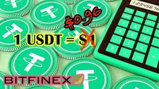 Tether CRASH? Why is Tether less than a dollar? USDT Tether explained.