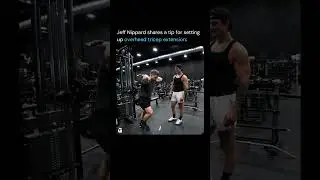 You need to do this next time you do overhead tricep extension!