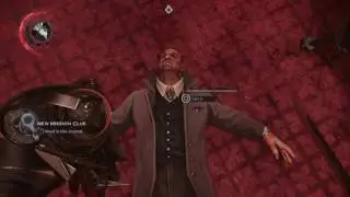 Non lethal choke on Aramis Stilton (A Crack in the Slab) Dishonored 2