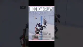 Intense 1v4 In Bootcamp | #bgmi #pubgmobile #shorts #trending