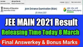 jee main result 2021 | jee main 2021 result date | jee main 2021 final Answerkey | jee main feb 2021