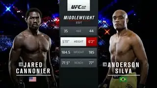 Jared Cannonier vs Anderson Silva