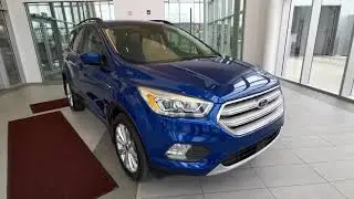 Blue 2019 Ford Escape SEL Review Edmonton AB - Wolfe Cadillac