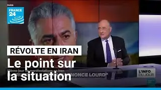 Iran : le point sur la situation au 18e jour des manifestations • FRANCE 24