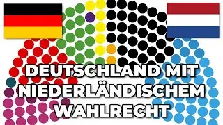 Bundestagswahl, aber mit Niederl&auml;ndischem Wahlsystem Ohne 5% H&uuml;rde