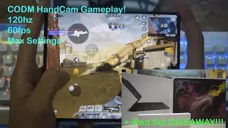 [CODM/GIVEAWAY] Z Fold 2 120hz 60fps MAXED HandCam Gameplay! + iPad Pro Set GIVEAWAY!!!