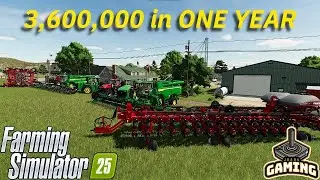 We Made $3.6 Million Dollars in 1 year! - $10,000,000 Challenge - FS25 (Episode 43)