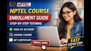 NPTEL Course Enrollment Process Explained | Step-by-Step Tutorial #nptel #nptelcourse #swayamcourses