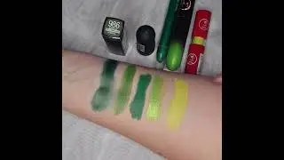 My Green Lipstick Collection 2022 (with bloopers)