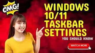 Windows 10/11 Taskbar Settings: Hide or Show Icons, Widgets & System Tray in 2025