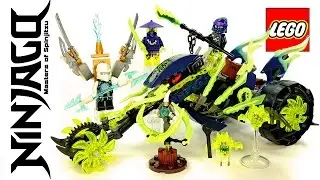 LEGO&reg; Ninjago Chain Cycle Ambush 70730 Speed Build w/ Zane Wrayth & Ghost Warrior Pyrrhus