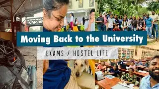 Moving Back to the University | Exam Days | Hostel Life | Study Vlog | University of Kelaniya