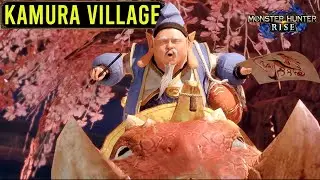 Everything about Kamura Village! Monster Hunter Rise's Training Room, Gathering Hub, & Buddy Plaza!
