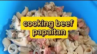 PINASARAP NA BEEF PAPAITAN #cooking #food #beef #trending