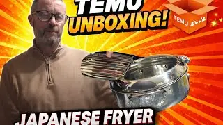 Temu unboxing! Steve checks out the Japanese deep fryer pot. 📦🔥