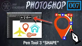007 Pen Tool Kullnımı: Photoshop CS6 Pen Tool ile SHAPE tanımlama.