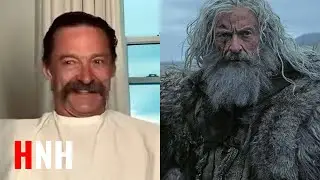 Неузнаваемое преображение Хью Джекмана в фильме &laquo;Смерть Робин Гуда&raquo;: седые волосы и борода стали ...