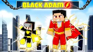Raised By BLACK ADAM DAD In Minecraft (Hindi)