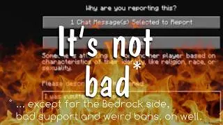 Let's talk about Minecraft chat reporting