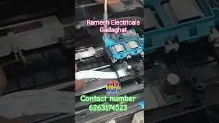 HP ink tank 319 ribbon strip repairing at Ramesh electronics gazette repair Shop Gadaghat,Jaitpur MP