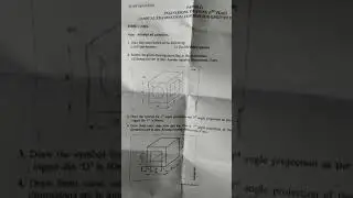 ITI engineering drawing paper 2021