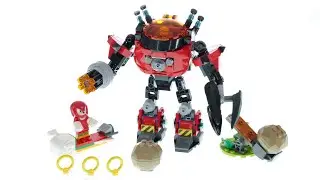 LEGO Sonic the Hedgehog 77005 Knuckles vs  Dr  Eggman Egg Crusher Mech