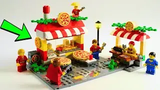 LEGO ASMR: DIY Superhero Pizza Shop + BBQ Grill | No Talking, Just Bricks
