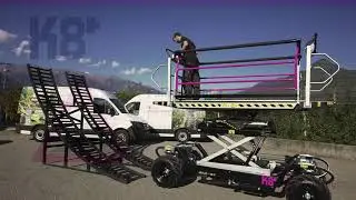 Windegger K8+ | Hebeb&uuml;hne f&uuml;r die Apfelwirtschaft | Lifting platform for the apple growing industry