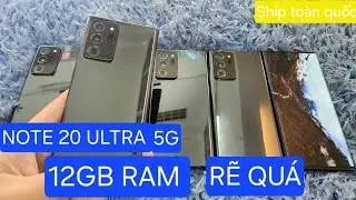 SAMSUNG NOTE 20 ULTRA 5G - CẤU HÌNH MẠNH GIÁ RẼ BÈO 