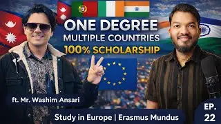 One Degree in Multiple Countries with 100% Scholarship | Erasmus Mundus Explained