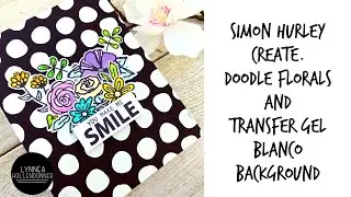 Simon Hurley create. // Bubble Wrap Stencil with Deco Foil Transfer Gel BLANCO