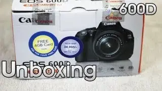 Canon EOS 600D/Rebel T3i Unboxing