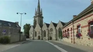 Driving Around 22200 Gr&acirc;ces, C&ocirc;tes d'Armor, Brittany, France 25th August 2017