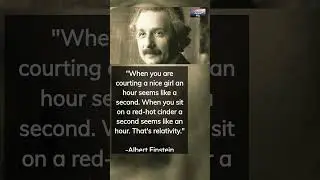 Albert Einstein's Funny Take on Relativity and Love #shorts #quote