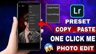 Lightroom preset copy EdiTing Trick 😱 | Only 3 Step PhoTo Editing Tutorial 2024 | Photo Editing