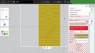 Design a Jacquard scarf with Kniterate