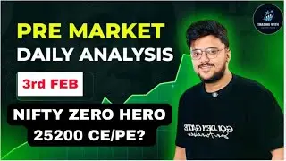 Market Analysis Video 3rd February || Nifty Banknifty Sensex|| Trading With Dada #premarketanalysis
