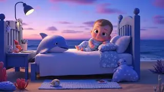 Ocean Waves Lullaby | Calming Bedtime Song for Babies | Nursery Rhymes & Sleep Music for Kids