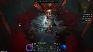 Diablo 4 Sorc Blizzard destroying Uber Lilith 2min TR