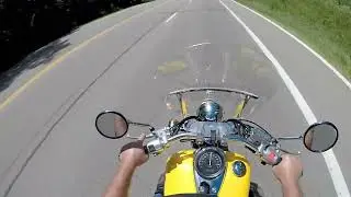 Motorcycle Ride Old Washington, Ohio To Hebron, Ohio State Route 40 Part 4 of 6 Read Description