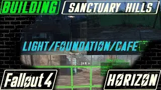 Building In Sanctuary (Light/Foundation/Cafe) / Строительство В Сэнкчуари (Свет/Фундамент/Ресторан)