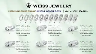 Weiss Jewelry Custom Emerald Cut Diamond Eternity Bands