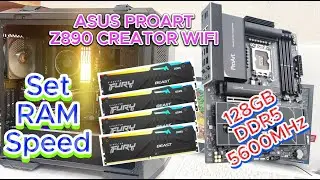 Set RAM Speed on ASUS PROART Z890 CREATOR WIFI | Enable XMP & DRAM Frequency in BIOS With Windows 11