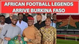 AFRICA: African Football Legends Join Burkina Faso For Opening Ceremony Of The Stadium #africa
