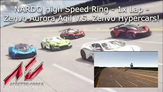 Assetto Corsa - Nardo High Speed Ring - 1x Lap - Zenvo Aurora Agil vs. Zenvo Hypercars!