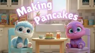 Monsters Make Yummy Pancakes! 🥞 Fun Cooking Adventure for Kids