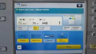 Canon C5235i C5230i C5245i C5255i Menu Copie