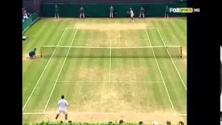 David Nalbandian vs Nicol&aacute;s Lapentti QF Wimbledon 2002 (Match point)