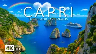 Capri 4K Drone Footage &ndash; Stunning Coastal Cliffs & Crystal Blue Waters with Deep House Chill