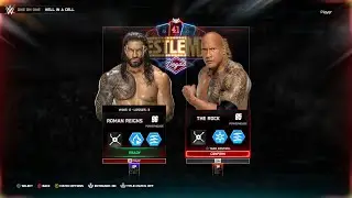 Roman Reigns vs The Rock | Dream Match | WWE 2K25 #wwe2k25 #wwe #romanreigns #rock